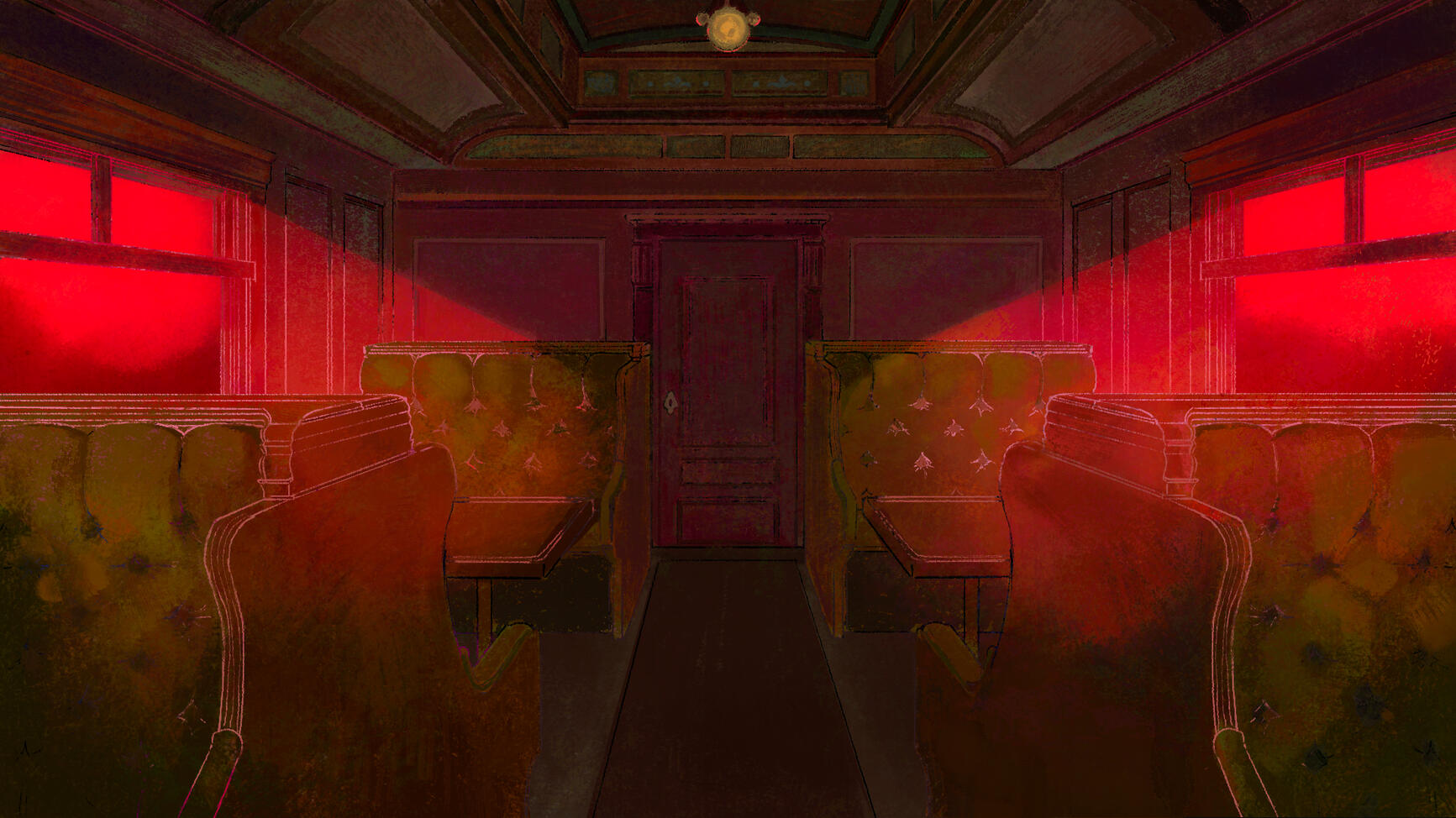 Train interior